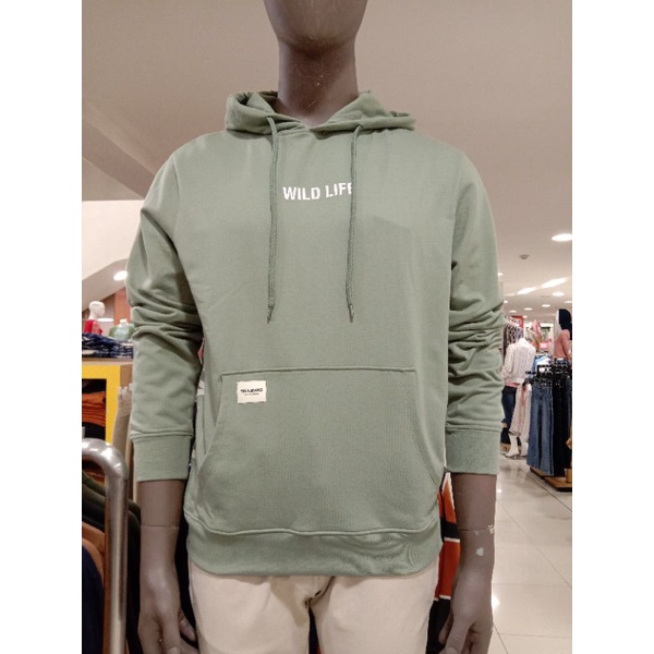 Tirajeans Sweater Hoodie pria lengan panjang | WILD LIFE