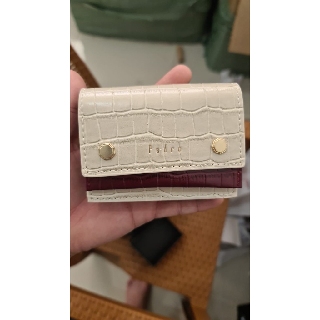 [TANG&amp;YENNY] PRODUK TERBARU !! DOMPET WANITA PEDRO CROCO WHIT FREE BOX / MINI WALLET FASHION IMPORT #11159