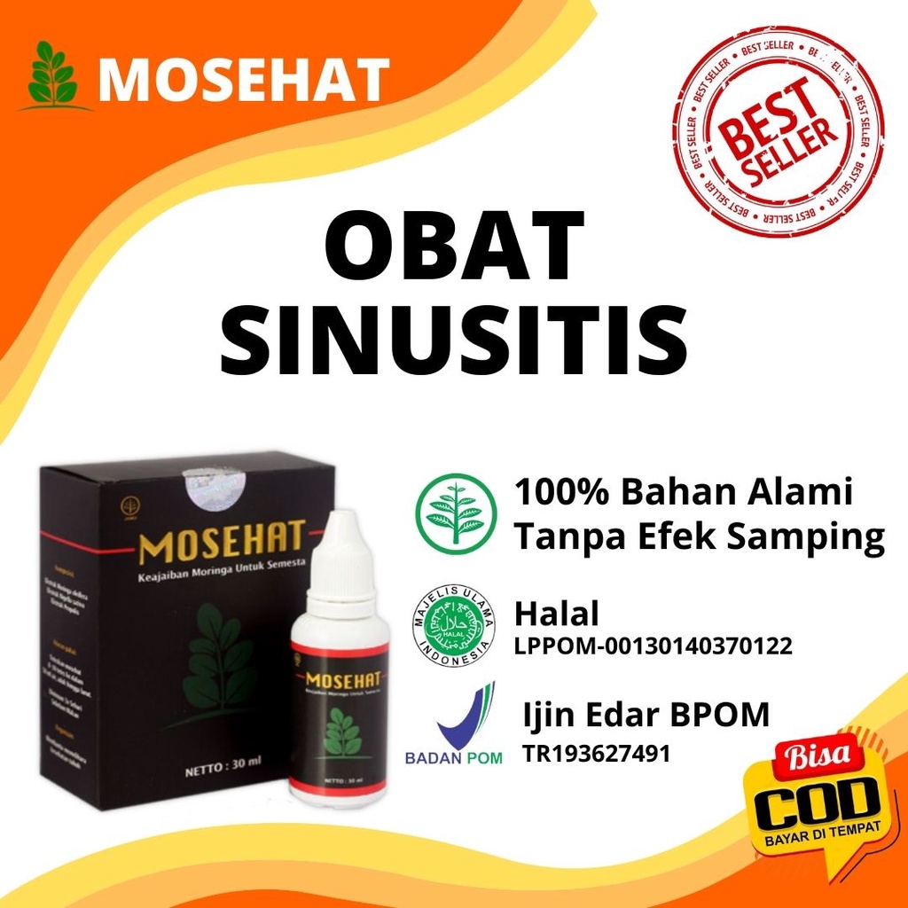 MOSEHAT Obat Sinusitis Herbal Alamii Original Paling Ampuh Untuk Anak Dan Dewasa