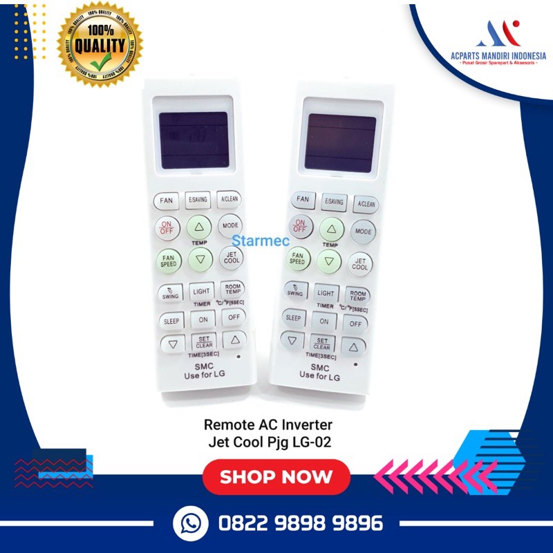 remote AC LG BIASA / INVERTER / JETCOOL