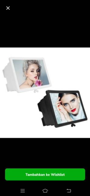 3D Phone Screen Magnifier Kaca Pembesar Layar HP Enlarger Enlarged Enlarge Mobile Bracket Stand