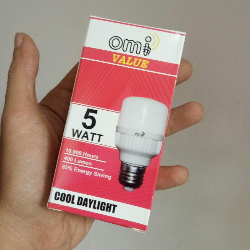 Lampu Led Kapsul Omi 5w Model Terbaru 5 watt Super Putih Super Terang