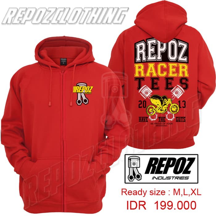 Jaket Hoodie  racertees original terbaru