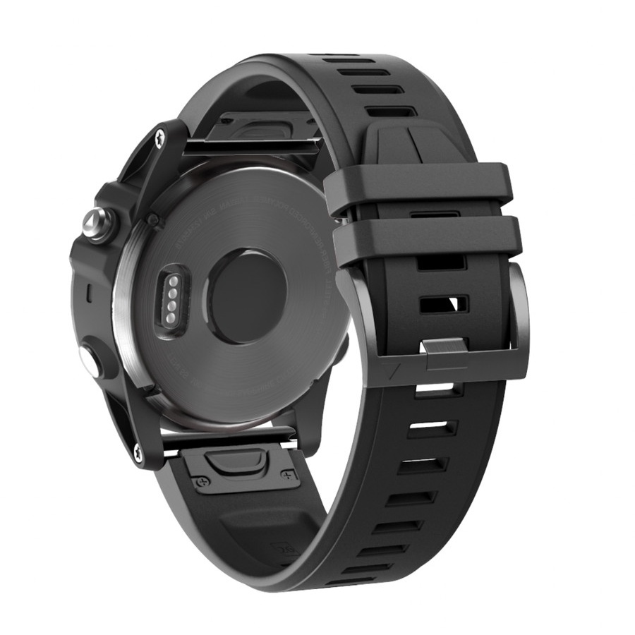 EQF Strap Garmin Fenix 7X 51mm - Tali Jam Quick Fit 26mm Rubber Silikon