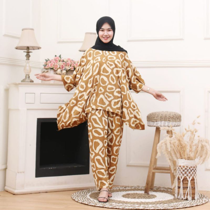 NEW PROMO ONE SET SUPER JUMBO SLEEPWEAR DAILY SET BEST SELLER RAYON POLOS PREMIUM