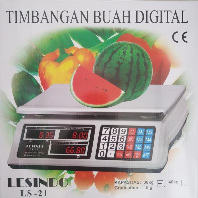 Timbangan digital untuk buah, laundry dan sayur