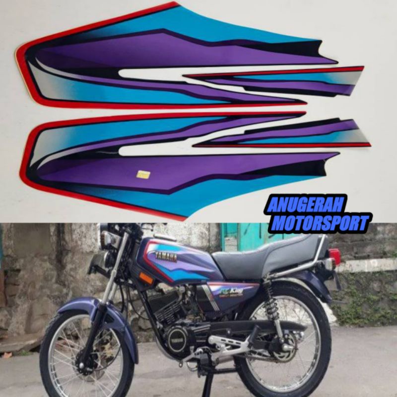 striping / sticker RX - KING ungu 1999
