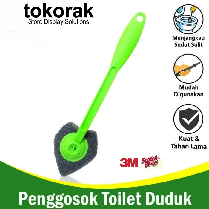 Jual Scotch Brite M Sikat Sikat Wc Id Sikat Kloset Jet Scrubber