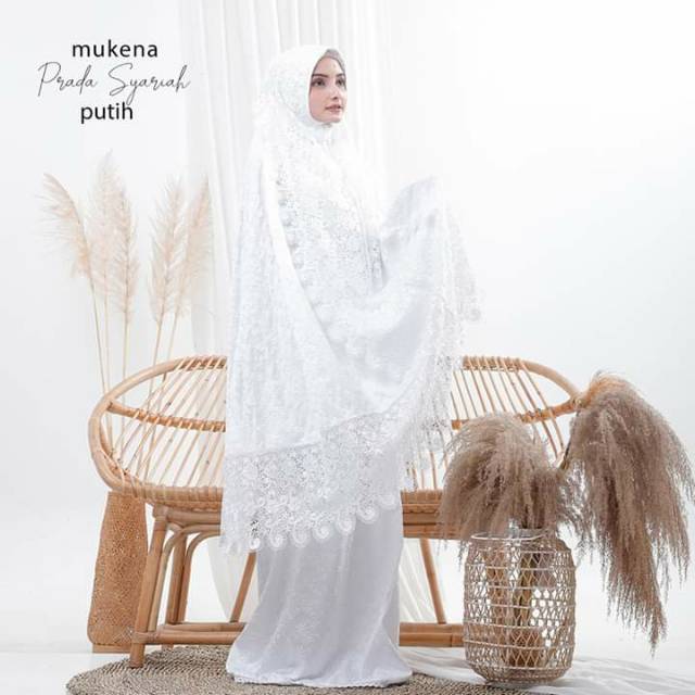 MUKENA PRADA SYARIAH PUTIH