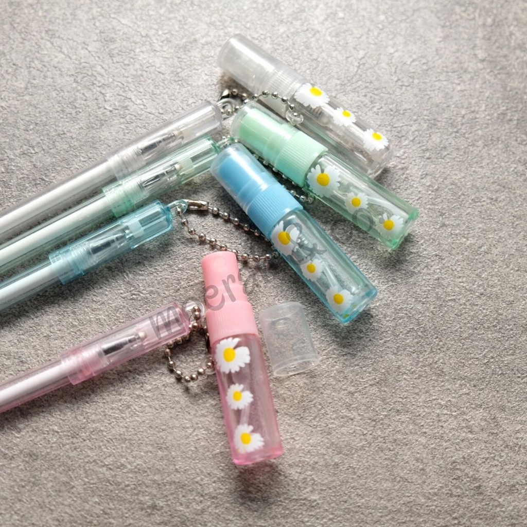 PEN SPRAY BOTOL PARFUM BOLPEN MURAH PULPEN UNIK PEN SEMPROT PULPEN IMUT ATK MURAH BISA COD-1
