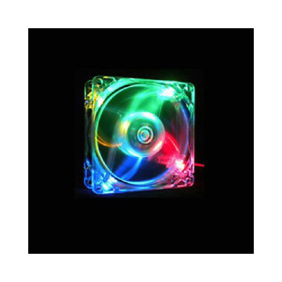 fan casing pc 8cm transparan - fan case 8cm RGB