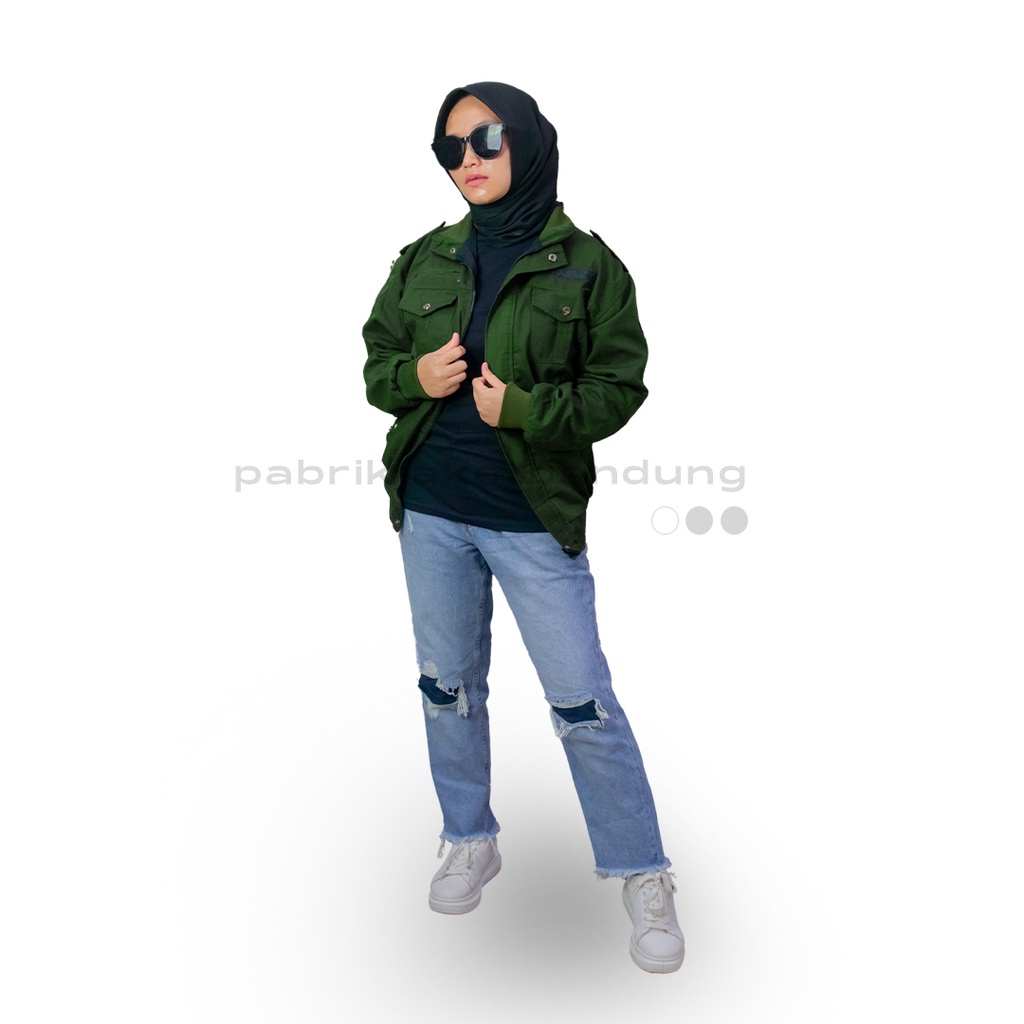 ELEGANT BOMBER ARMY || JAKET BOMBER PRIA II JAKET PILOT II Sz M-XXl