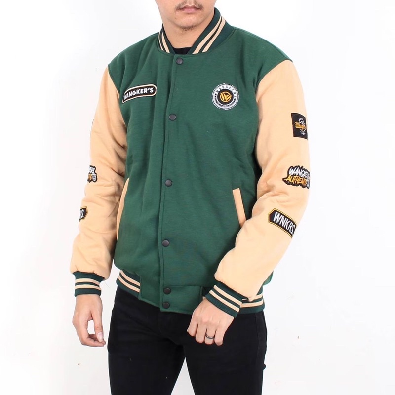 JACKET VARSITY FLEECE FULL BORDIR