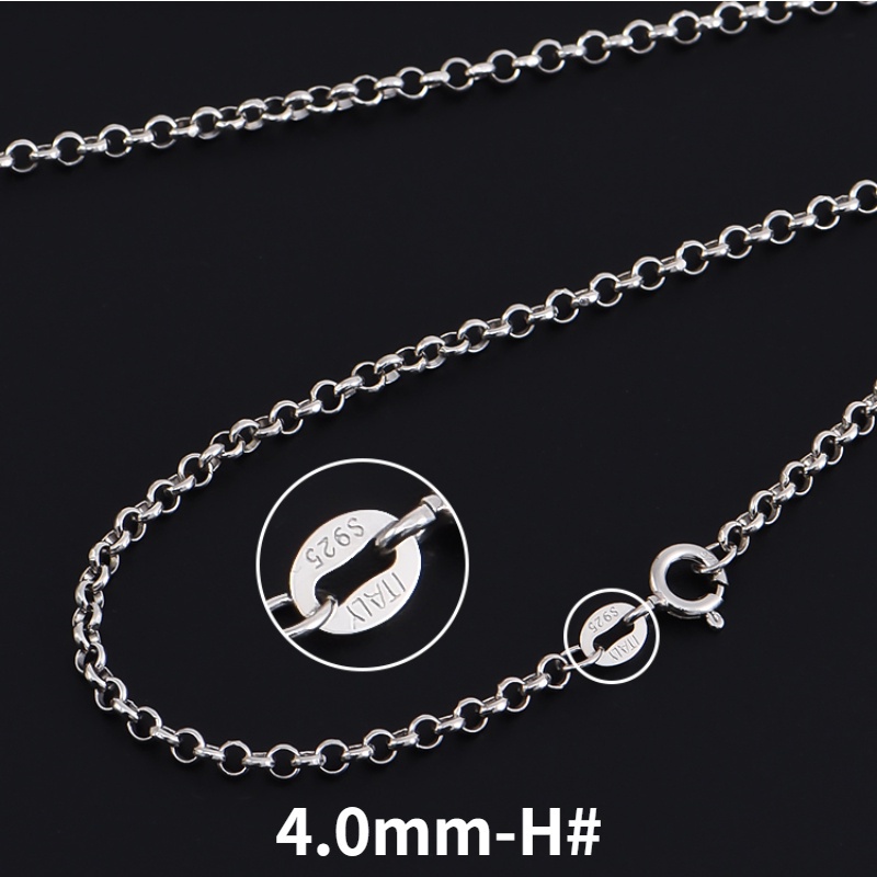 Barang spot Rantai Perak S925 Kalung Wanita Rantai Desain Yang Berbeda/Panjang Kekasih Perhiasan Hadiah Pria Aksesoris Kustom