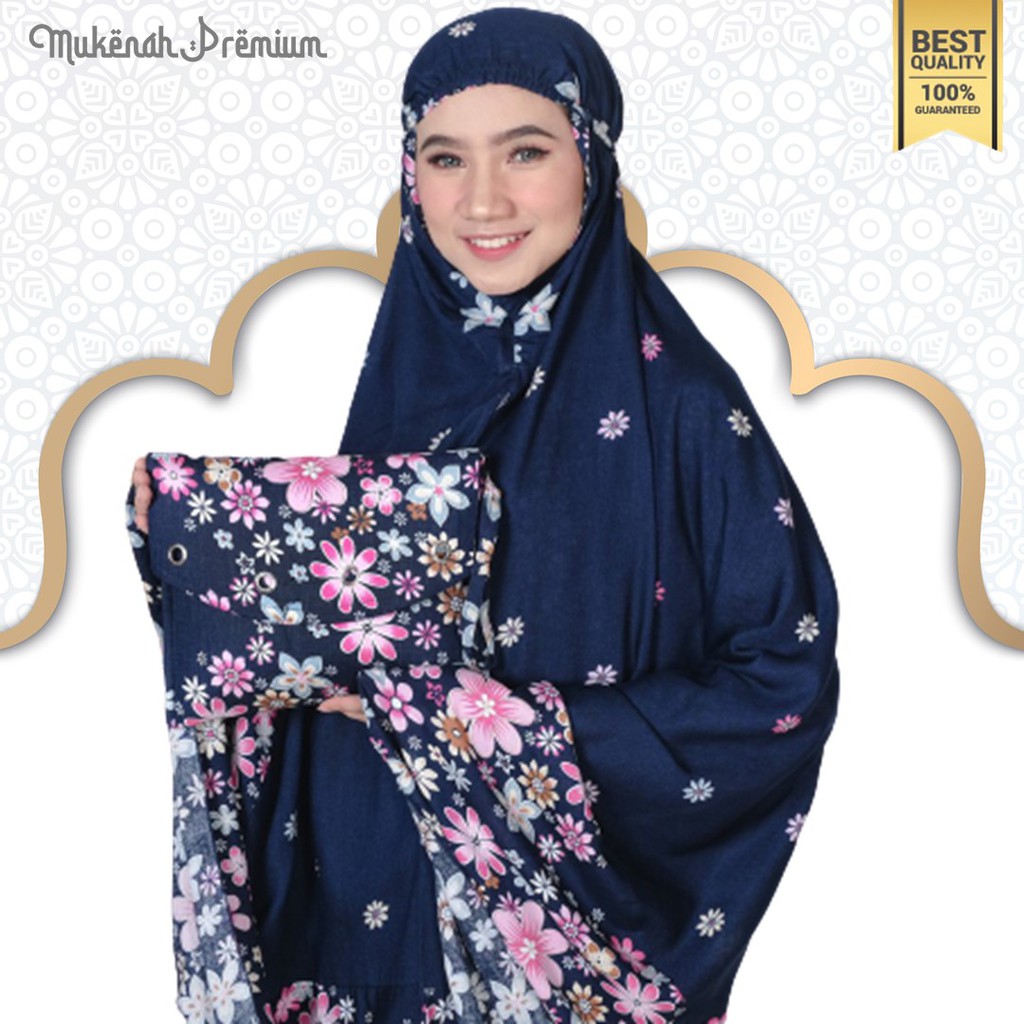 Mukena Bali SAKURA JEPANG Mukena Dewasa Bahan Rayon Premium Mukena Rayon Bali Motif Safira