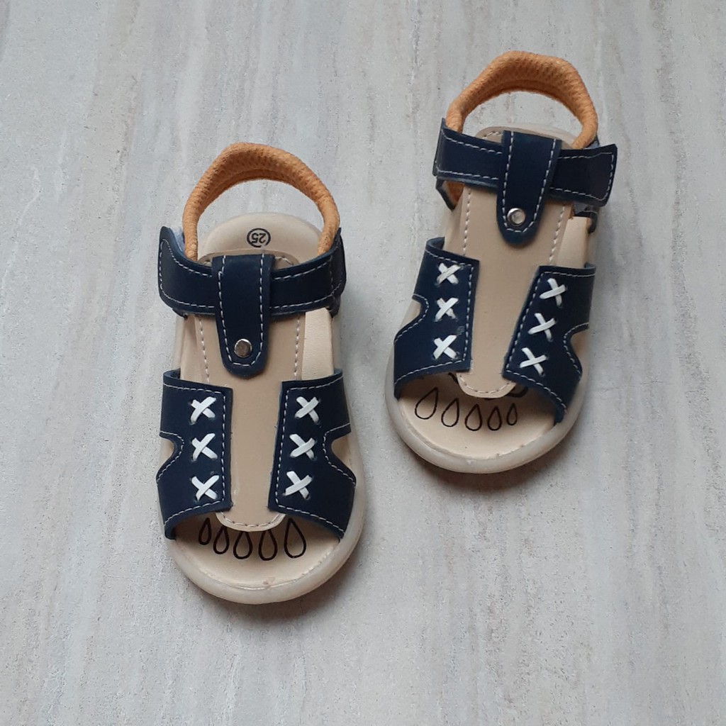 Sandal anak laki laki motif anyam sandal balita sandal flip flop sandal usia 1-3 tahun sandal termurah