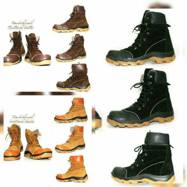 Sepatu boots timberland tactical safety