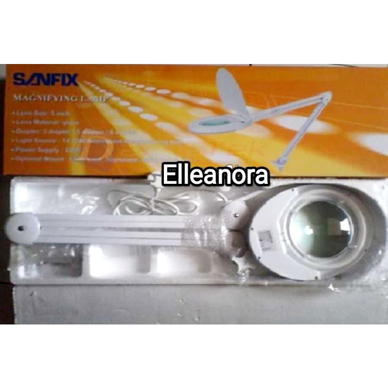 Kaca Pembesar Magnifying Lamp Lampu Sanfix SM-50-3 Clamp 3x Pembesaran