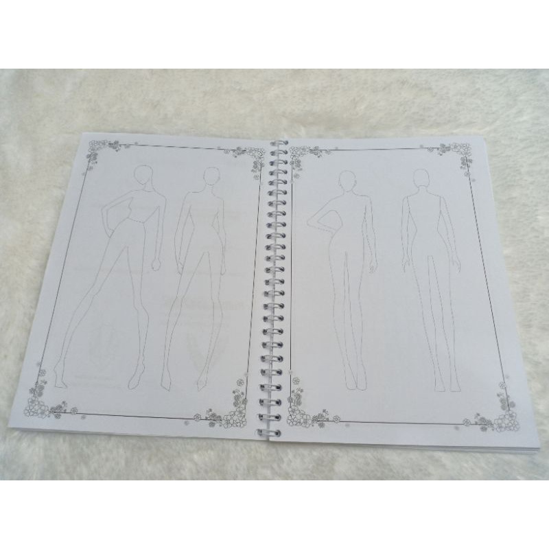 

RK Template Fashion Figure fashion sketchbook A5