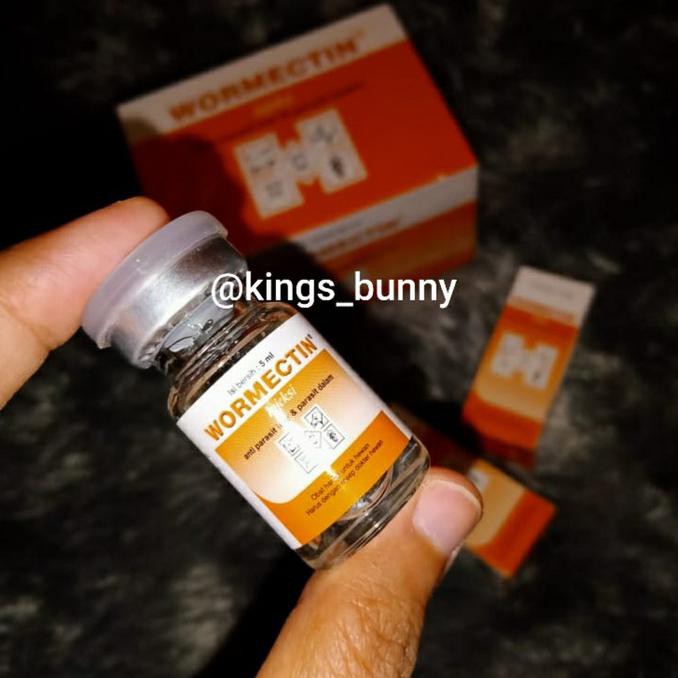 Obat scabies kelinci wormectin suntik murah