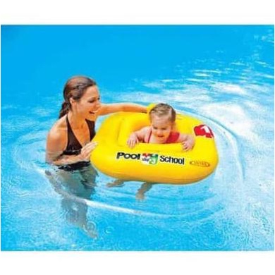 Intex Pelampung Bayi Deluxe Baby Float Pool School Step 1 56587
