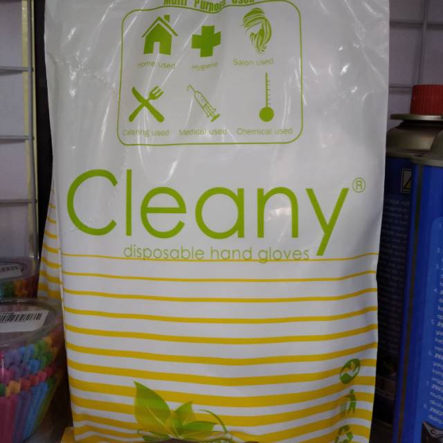 Sarung tangan plastik cleany
