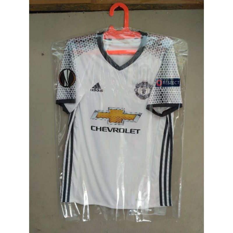 Jersey MU away 2018 grade ori full patch Europa league
