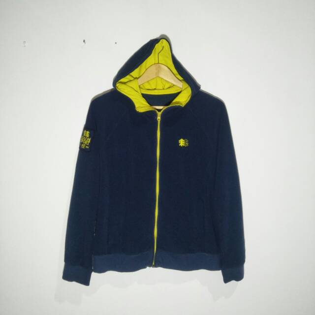 Jaket Ziphoodie Hoodie Kolon Sport Navy original