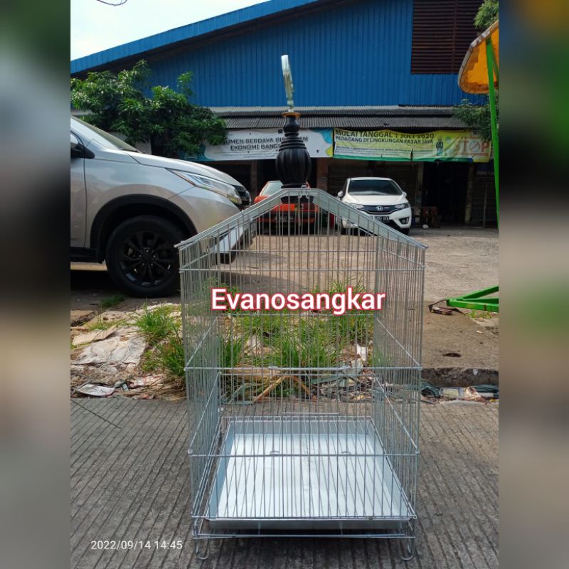 KANDANG BURUNG KENARI,PENTET,JALAK MODEL BESI LIPAT
