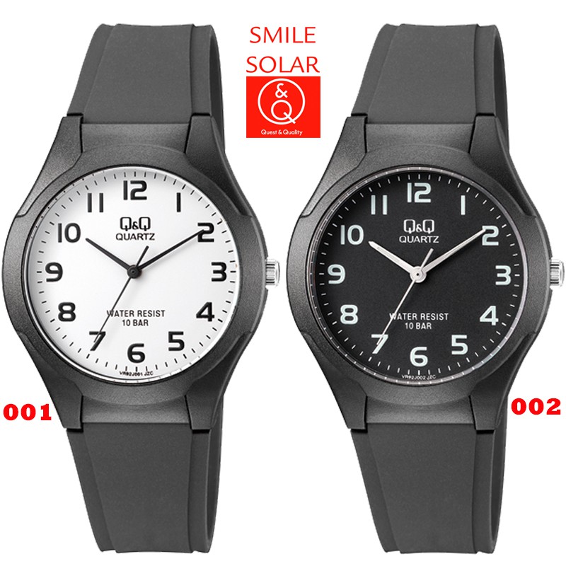 SALE Jam Tangan Pria Casual Rubber Analog Ori Q&amp;Q QNQ QQ VR92 VR92J Series