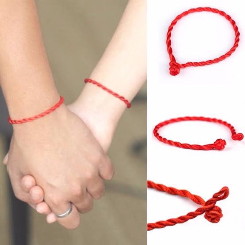 Gelang Tali Merah Couple Lucky Charm Perfect Couple China