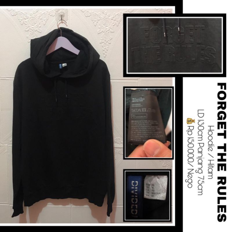 JAKET HOODIE UNIQLO ALRISM dan HNM