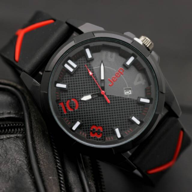 Jam Tangan Pria Jeep Rubber