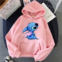 JAKET HOODIE STITCH | LILO & STITCH