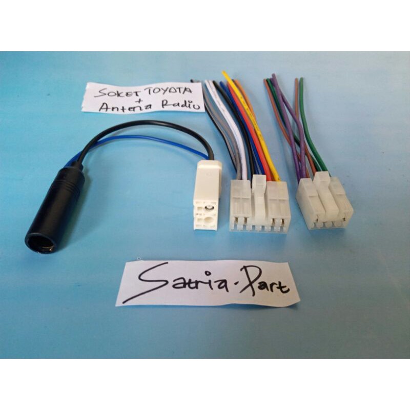 Soket tape mobil Kijang INNOVA kabel socket head unit bawaan kijang Inova