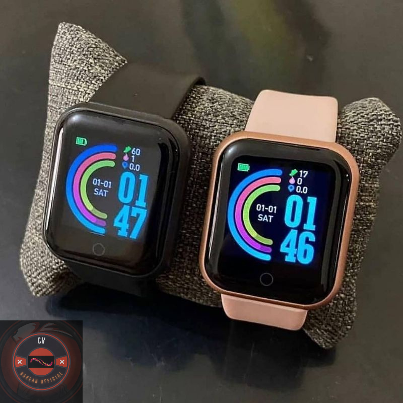 Smartwatch Jam Tangan Pintar wanita dan pria water resistand ip67  bluetooth pengukur kalori dan det