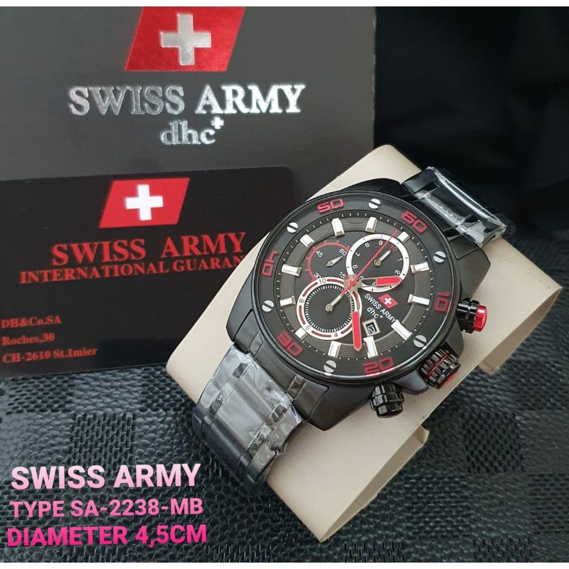 jam swiss army dhc chronograph