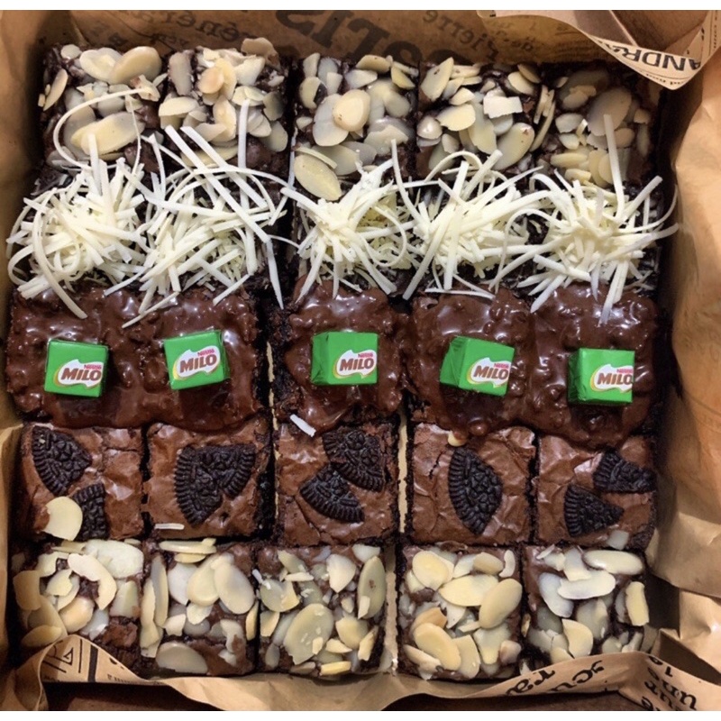 BROWNIES PANGGANG MILO 20x20