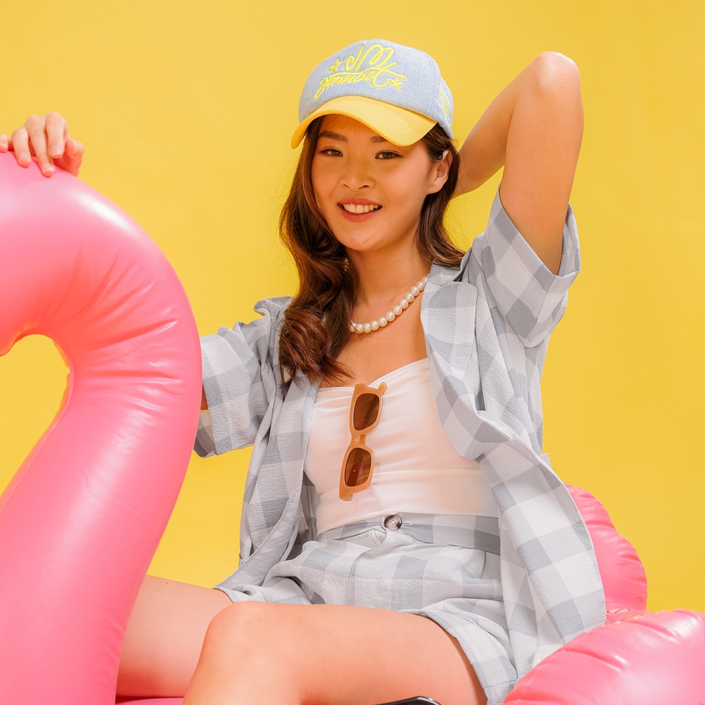 Nomitee's Song Hee Set Setelan Wanita-GREY