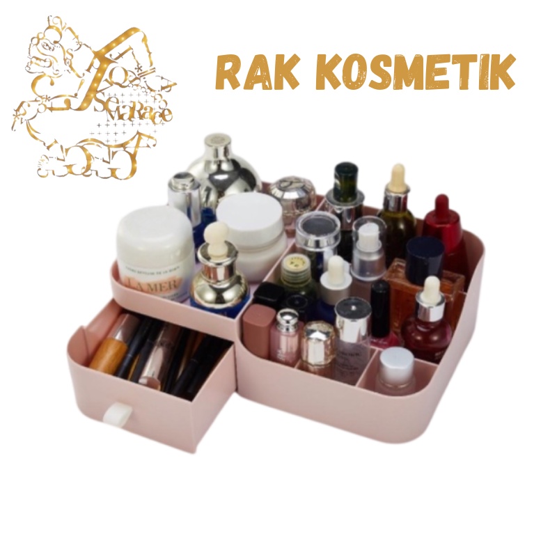 RAK KOSMETIK 6 SEKAT 1 LACI