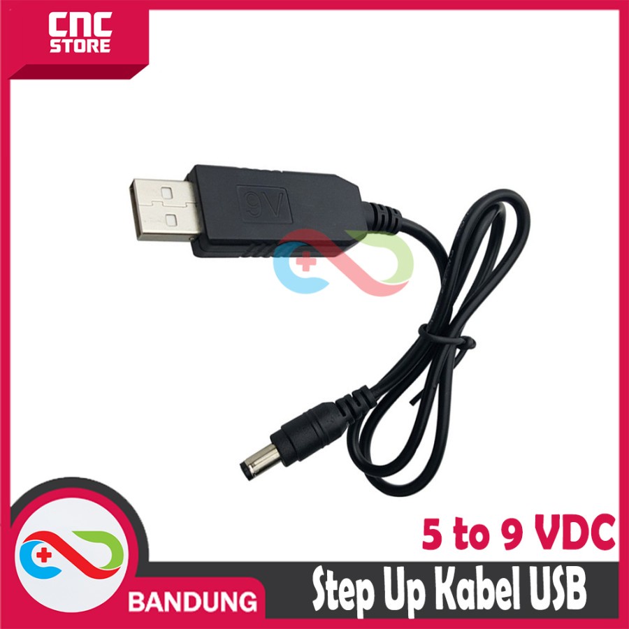 STEP UP KABEL USB 5V TO 12V JACK DC 5.5x2.1MM FOR ROUTER WiFi