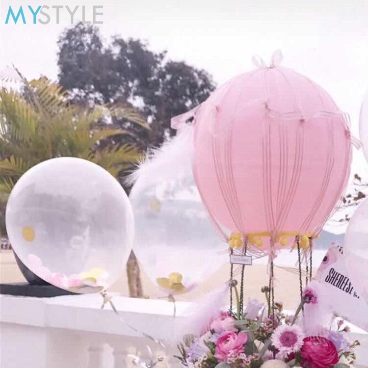 BALON LATEX SATUAN 12 INCH MIN 10 PCS TRANSPARAN BALON LATEX MURAH BALON LATEX PESTA