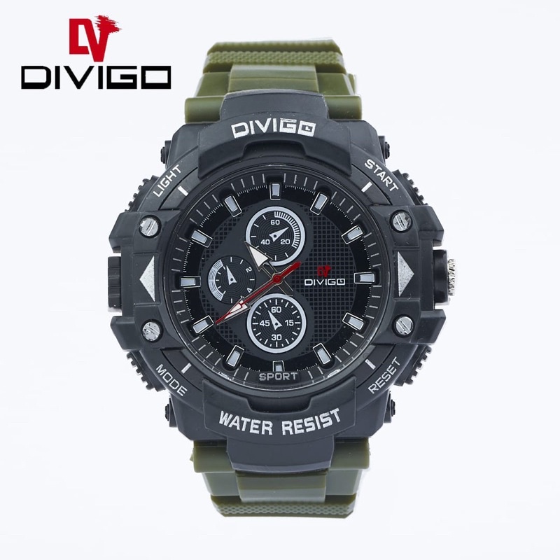 JAM TANGAN PRIA DIVIGO TERBARU WATER RESISTANCE W-71