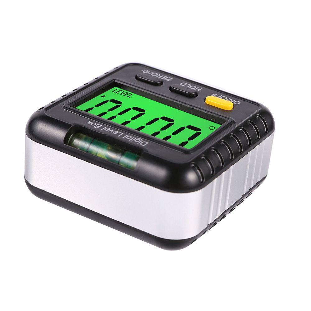 Solighter Digital Level Box Angle Finder Mini LCD Backlight Pengukur Kadar Goniometer Elektron