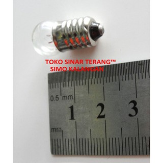 Lampu DOP SENTER DRAT DC I Lampu Bulb Bohlam Kecil untuk Praktek Anak