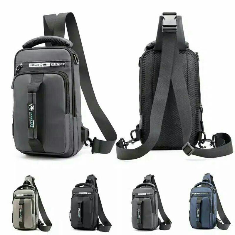 Tas ELEMENT 3 in 1 bisa slempang bisa ransel . anti air