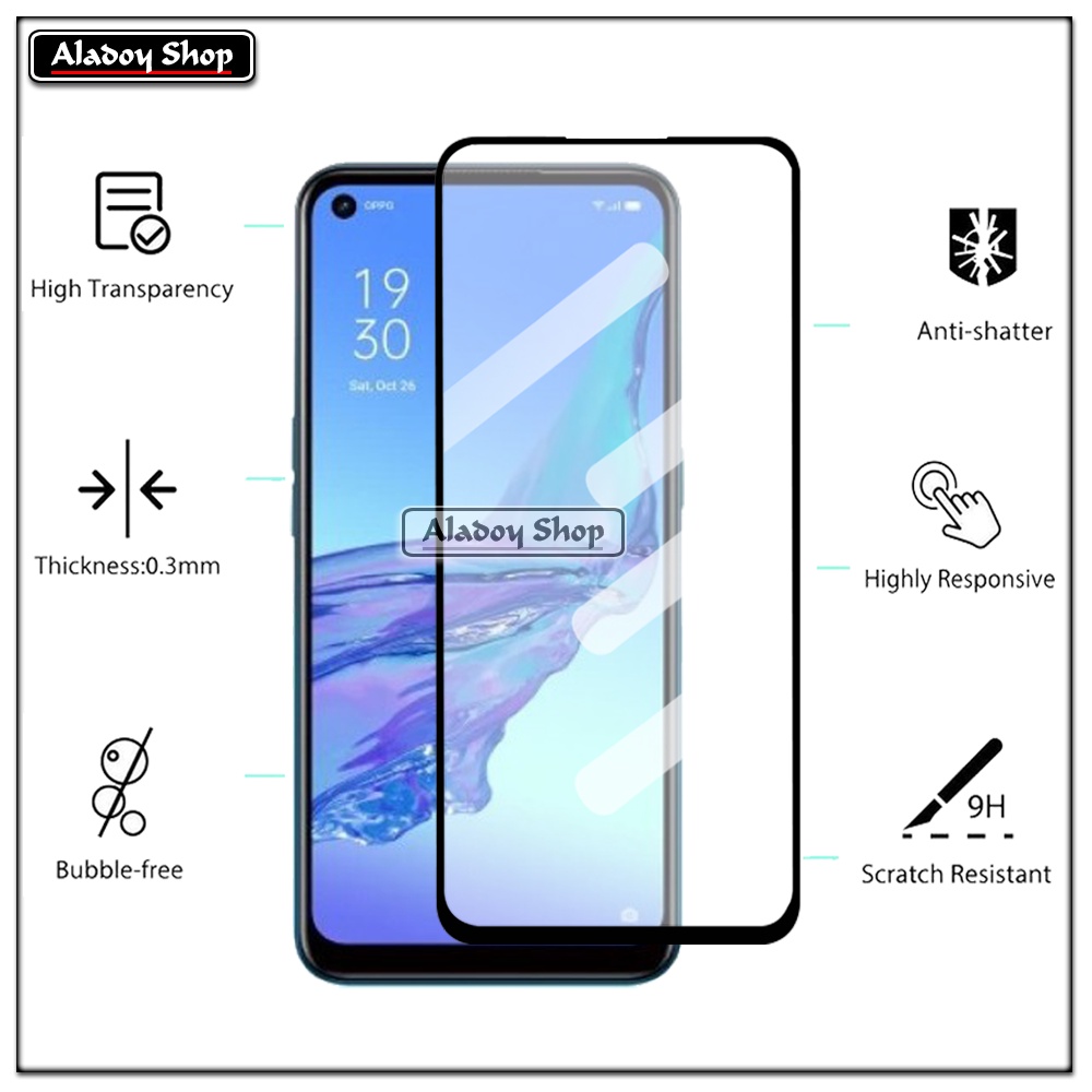 PAKET 2 IN 1 Case Oppo A53 Armor Fusion Transparent Prmium Casing Free Tempered Glass