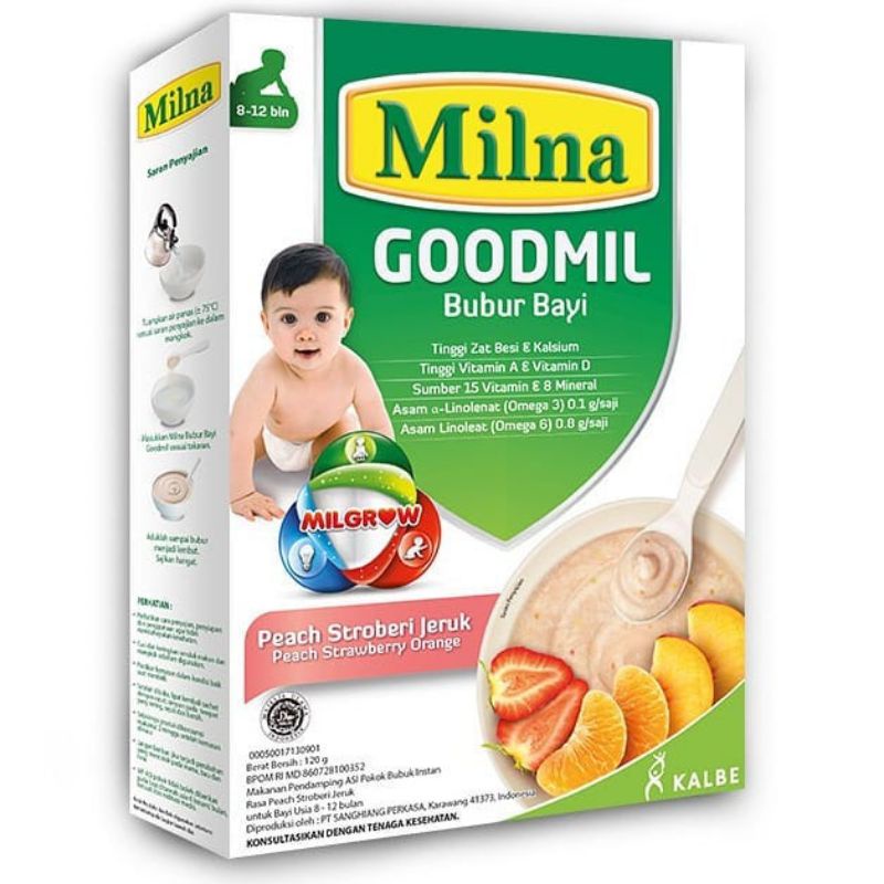 Milna Goodmil bubur Bayi MPASI 6+ 8+ bulan