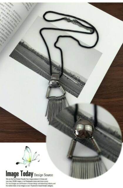 Kalung wanita bohemian panjang