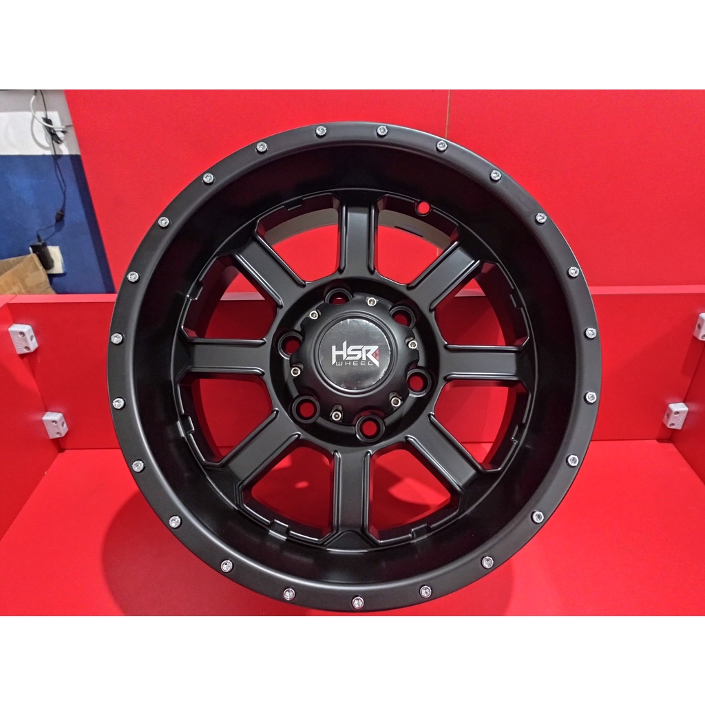 Velg Mobil Racing HSR Ring 16 Offroad Baut 6 Untuk Pajero Triton Fortuner Hilux DC